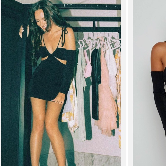 Vegas Black Mini Dress - Picture 4 of 4